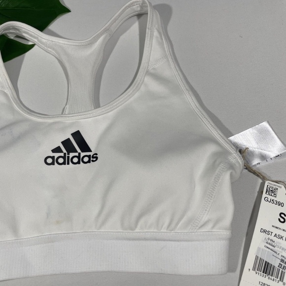 NWD Adidas [ Small ] Don't‎ Rest Alphaskin Racerback Sports Bra White - Picture 4 of 12
